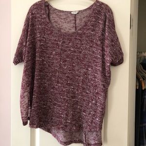 Loose Purple Cardigan